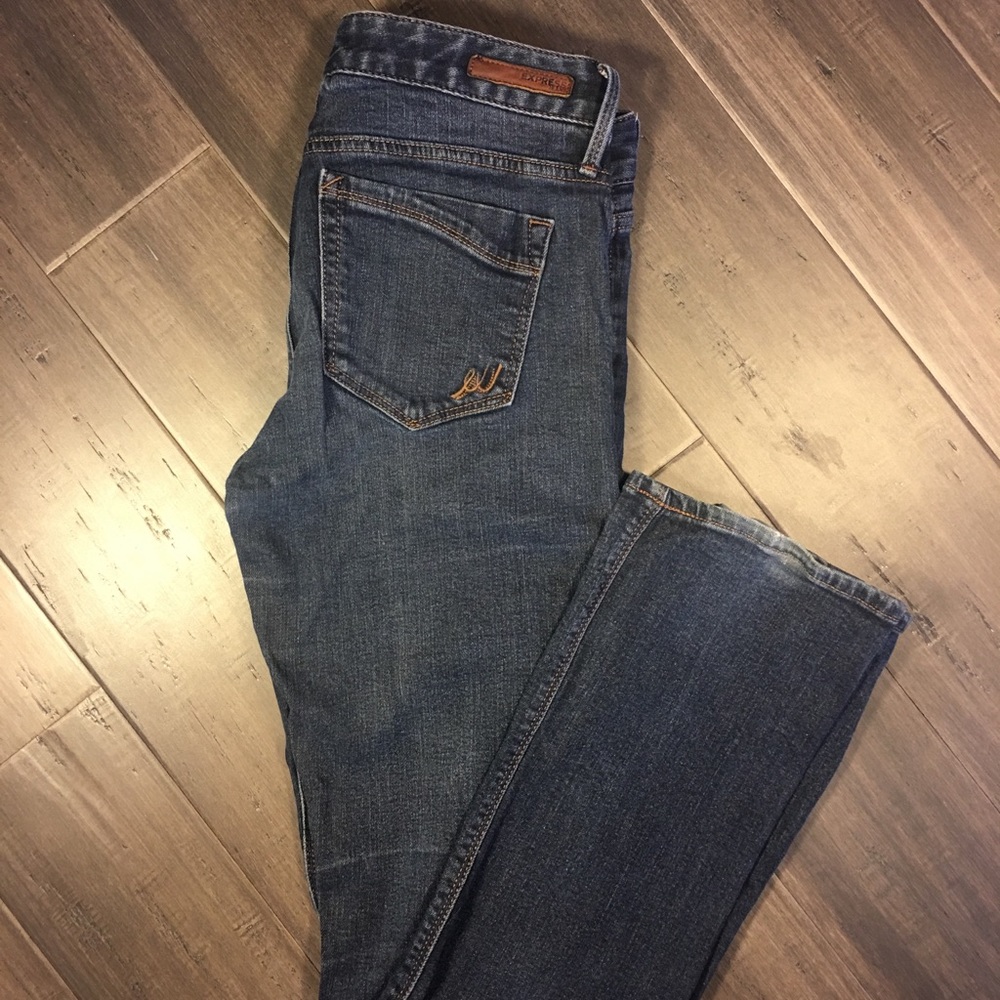 Express Jeans Stella Barely Boot - Low Rise